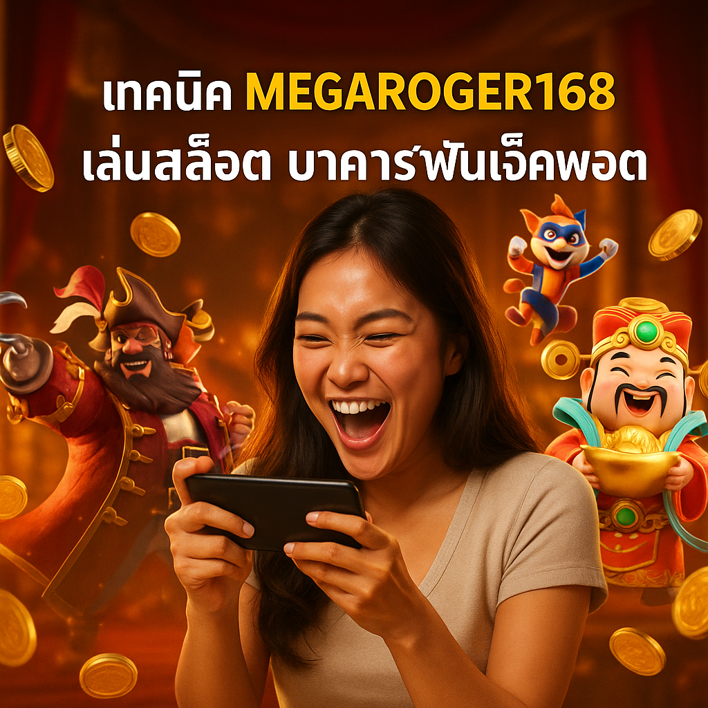 เทคนิค MEGAROGER168 เล่นสล็อต บาคาร่าฟันแจ็คพอต