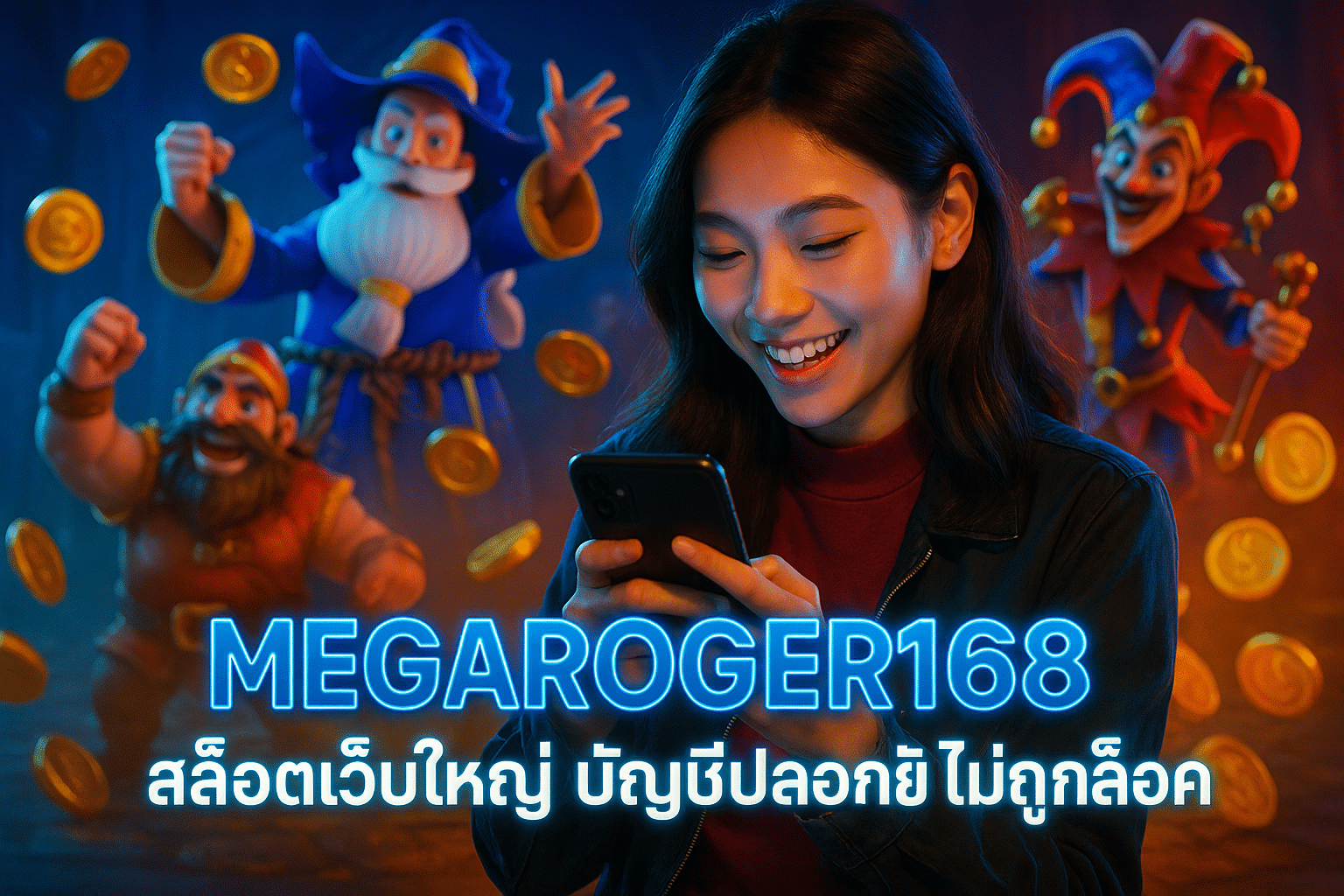 MEGAROGER168 สล็อตเว็บใหญ่ บัญชีปลอดภัย ไม่ถูกล็อค