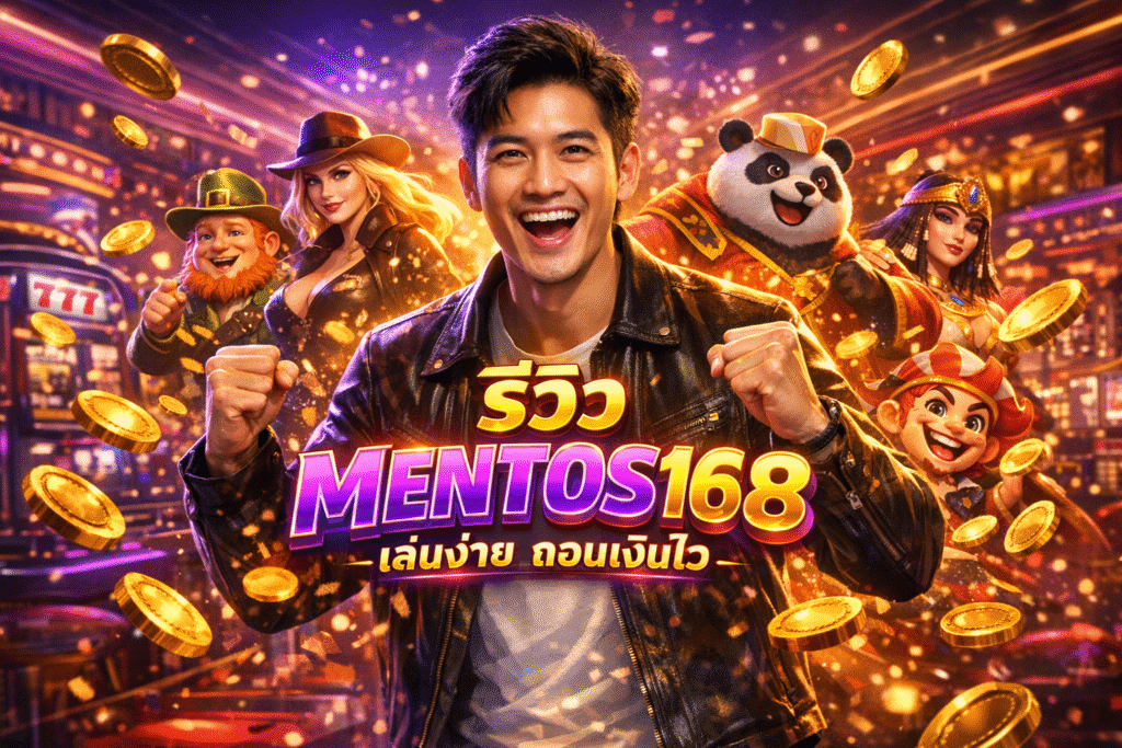 รีวิว MENTOS168 เล่นง่าย ถอนเงินไว